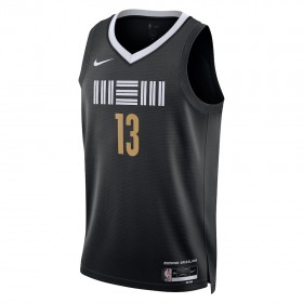 Dres Memphis Grizzlies Jaren Jackson Jr. Nike 2023-24 City Edition Crno Swingman